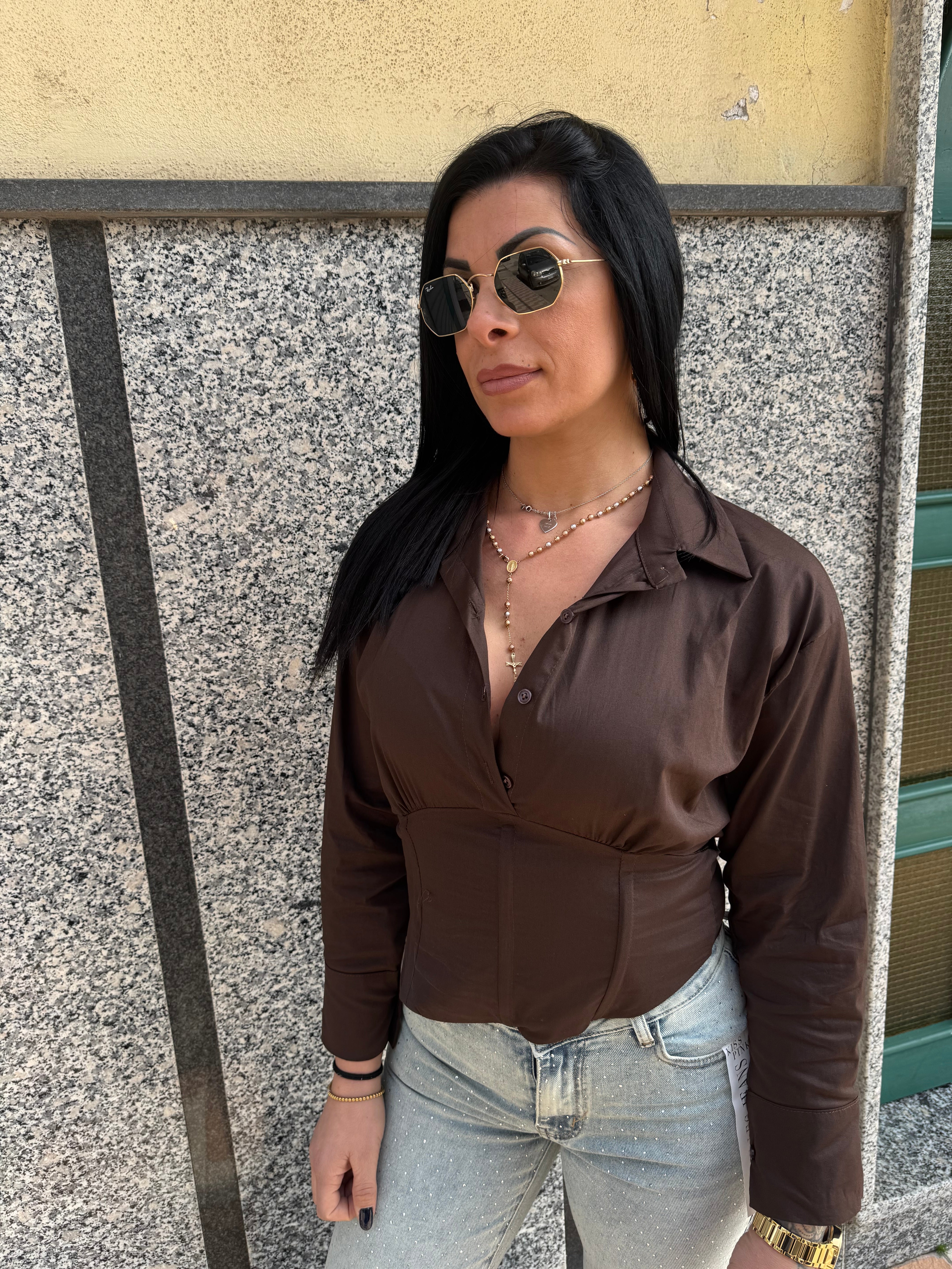 Camicia crop