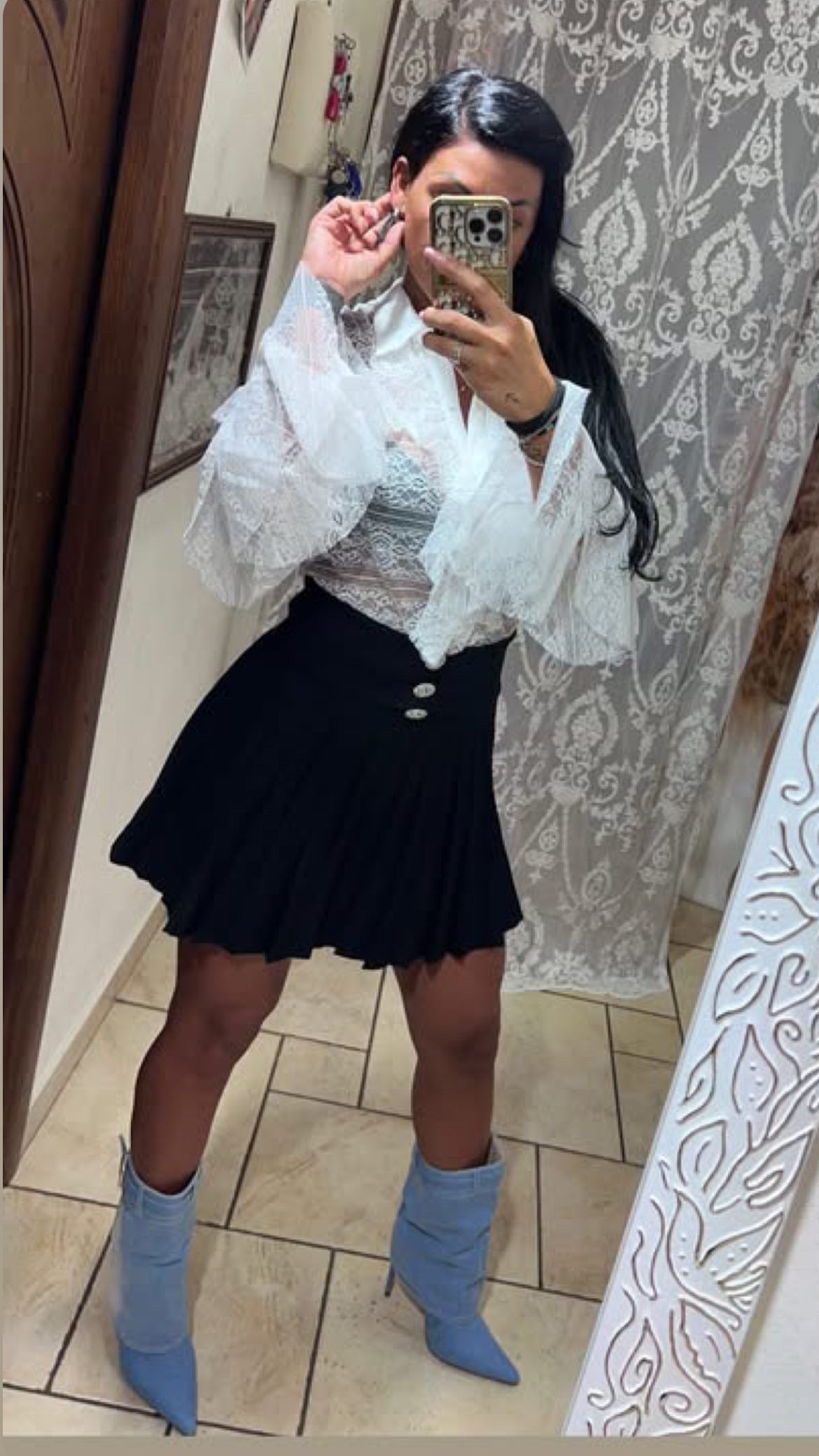 Camicia in pizzo