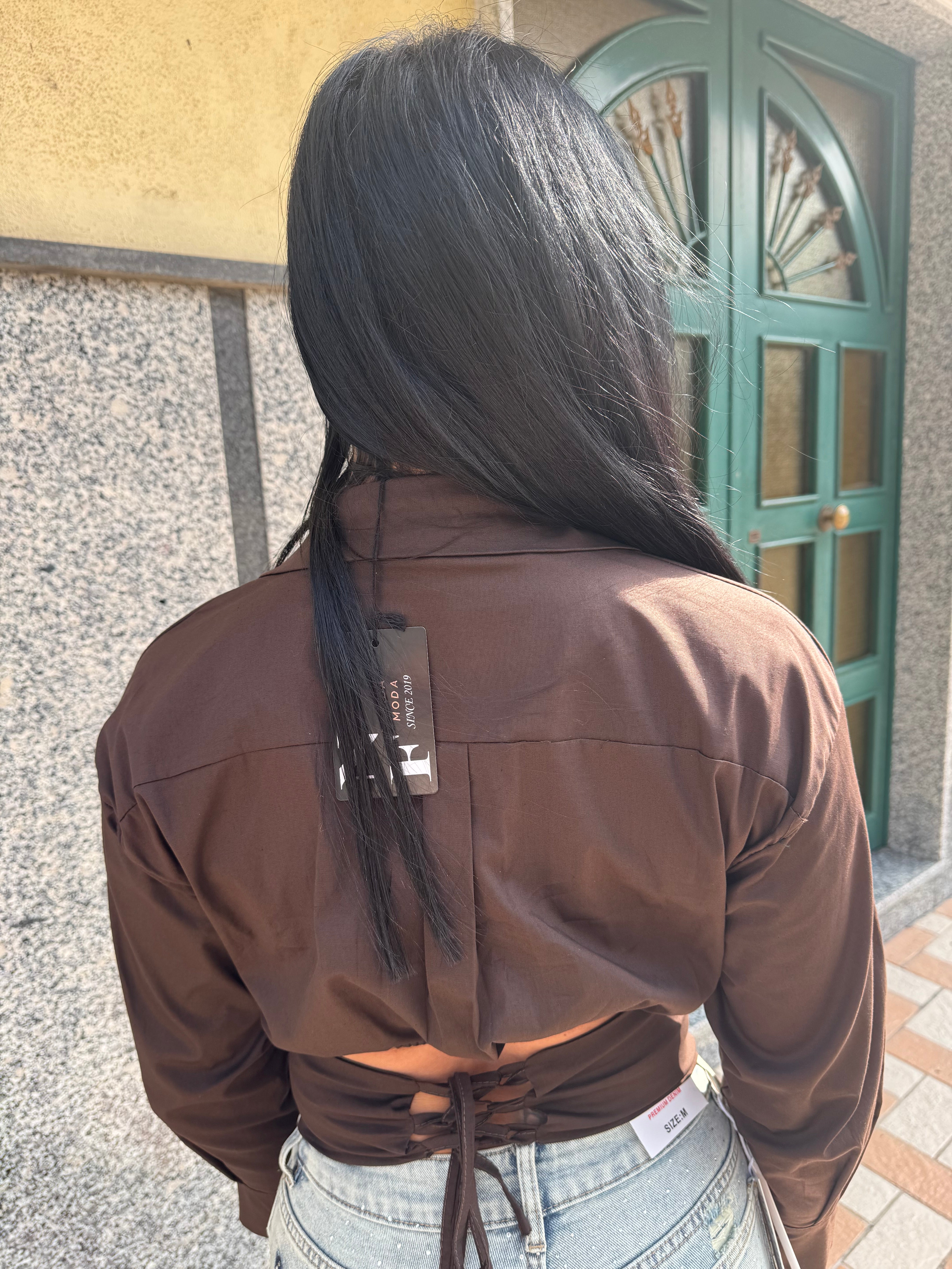 Camicia crop