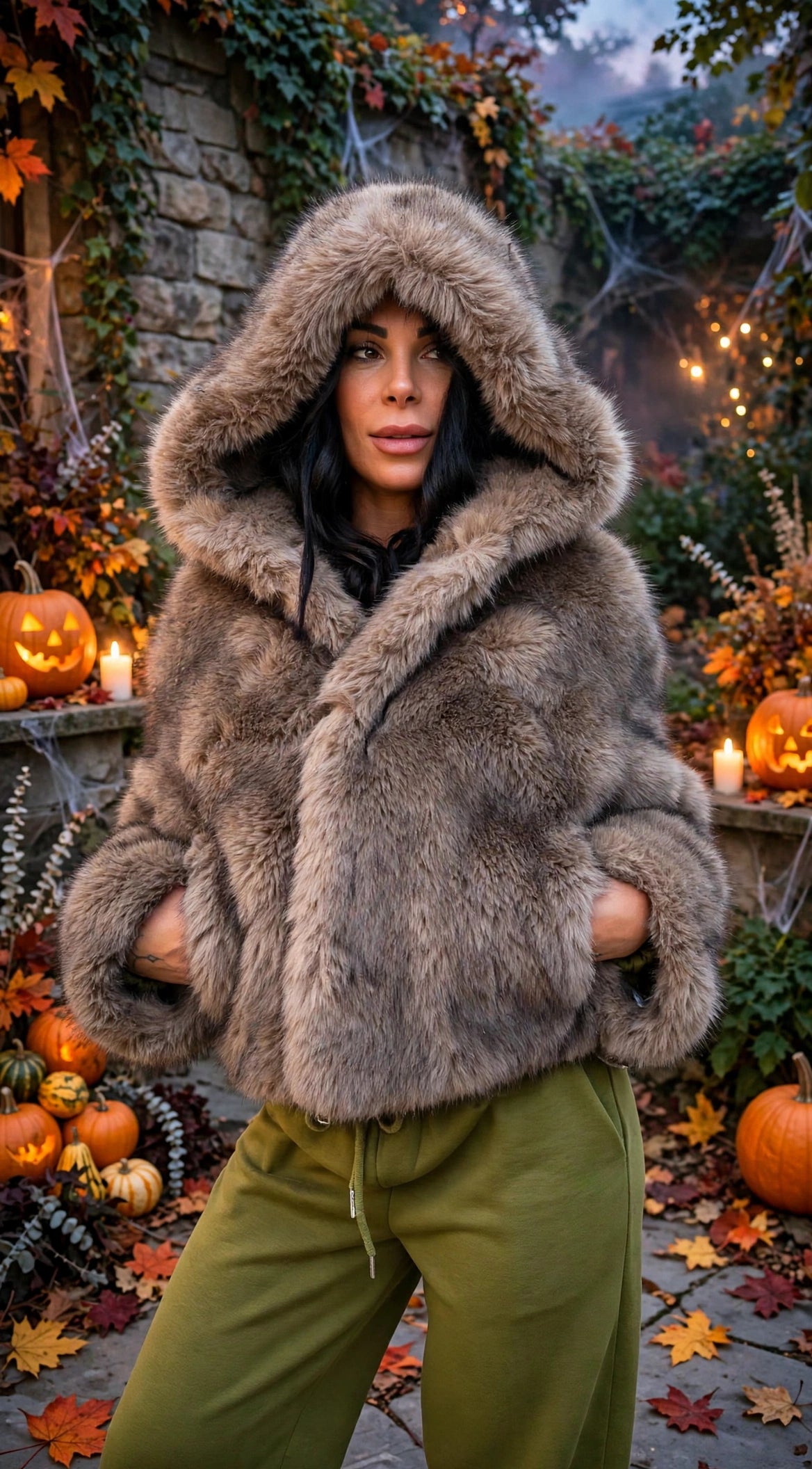Pelliccia Crystal Brown