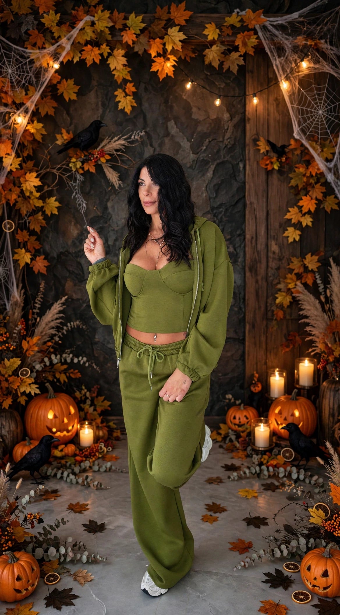 Coordinato Diva Acid green