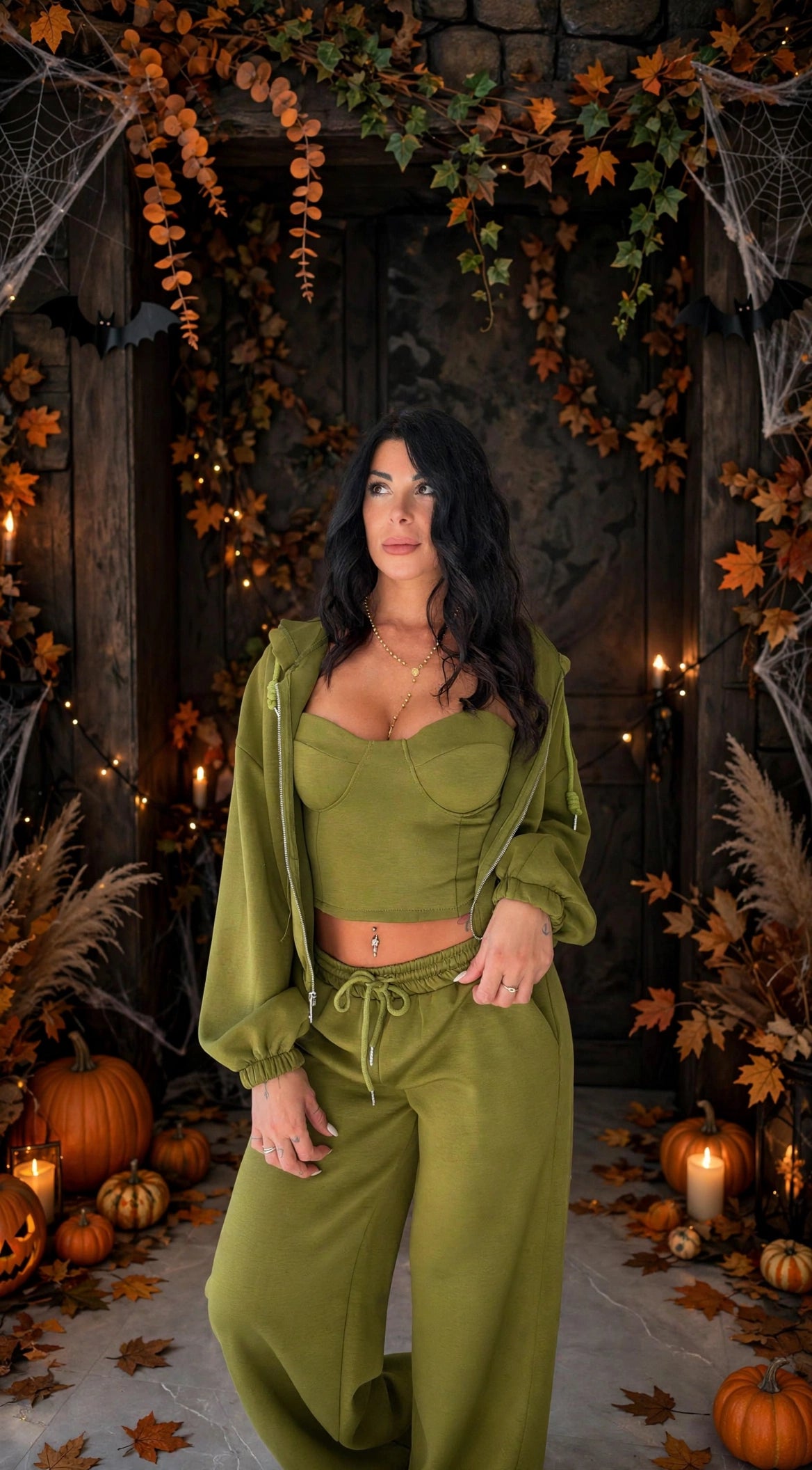 Coordinato Diva Acid green
