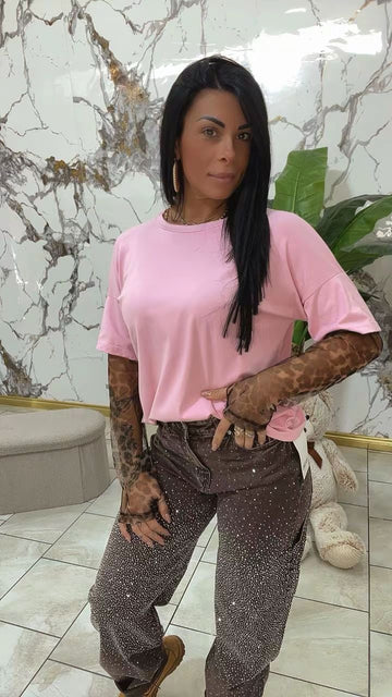 Maglia con manica velo