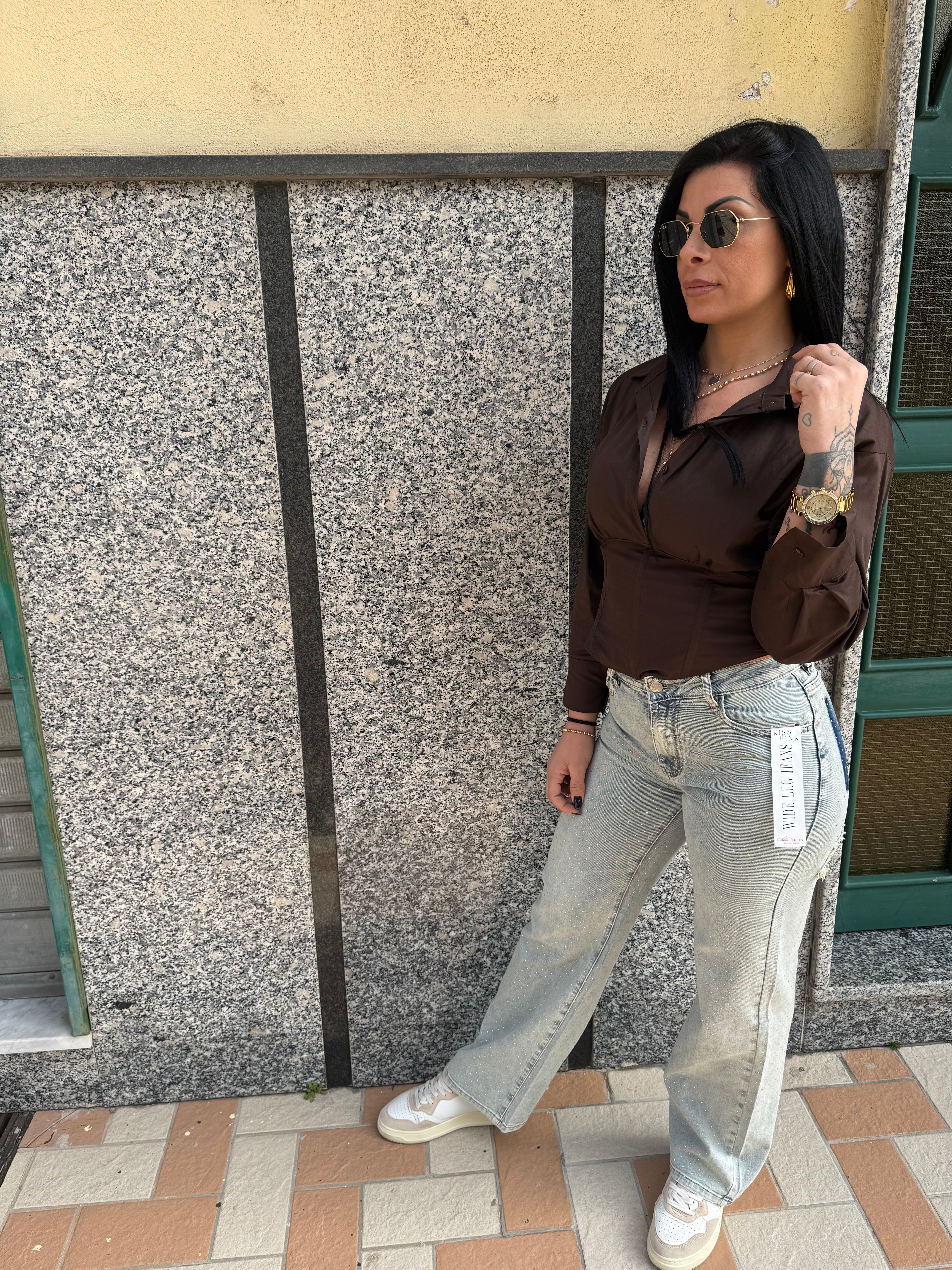 Camicia crop