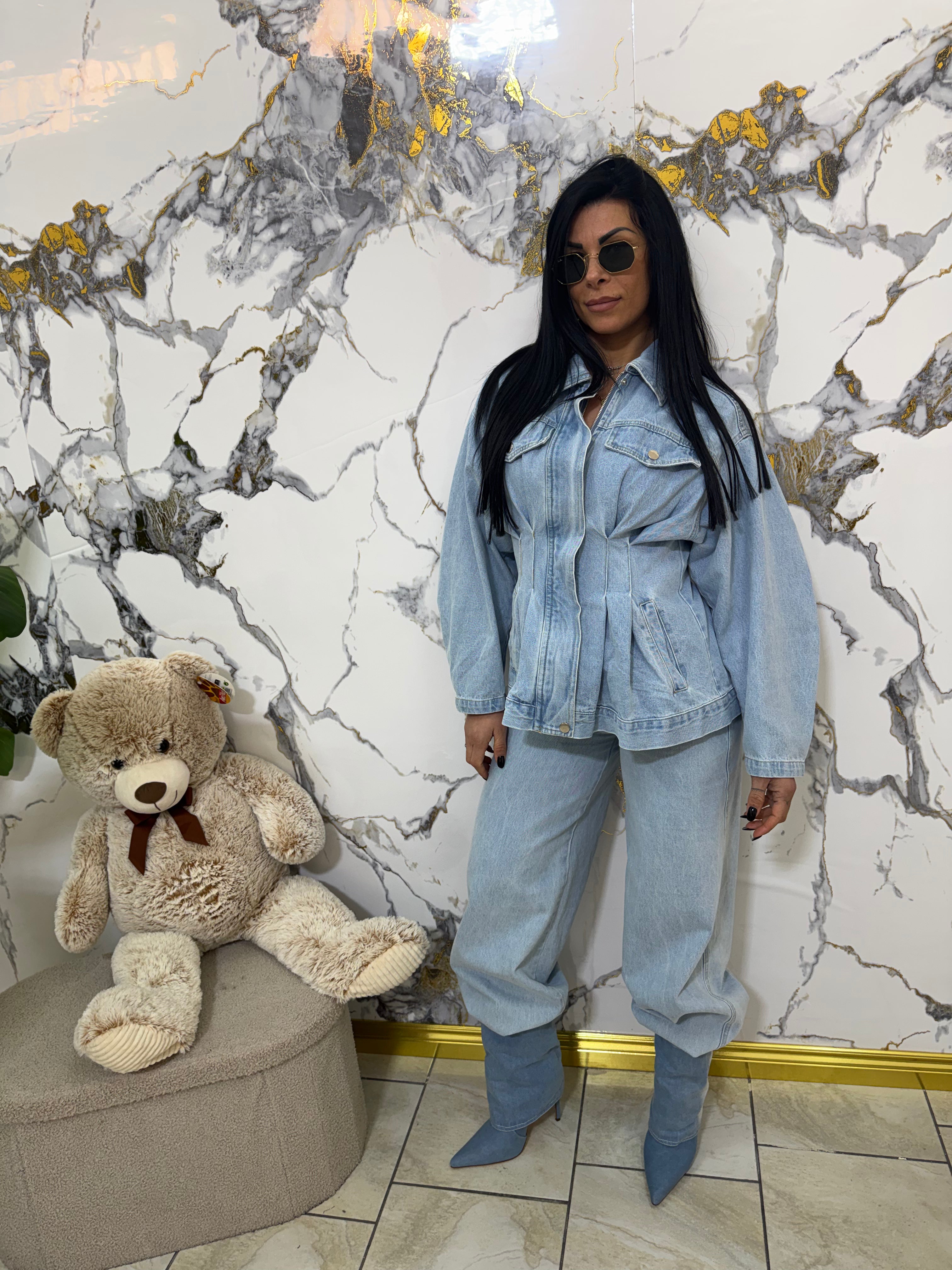 Coordinato Denim cielo