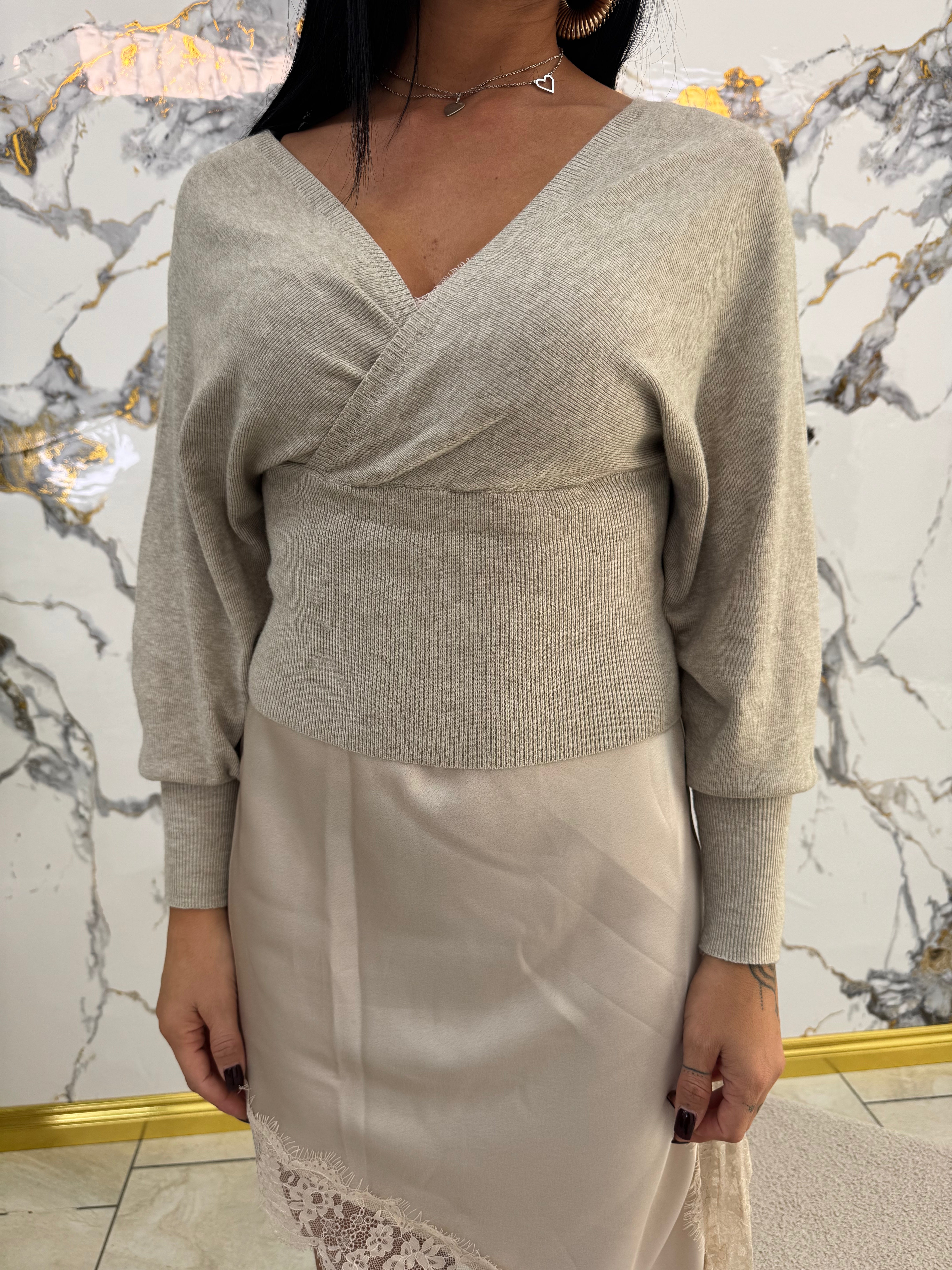 Maglioncino incrocio