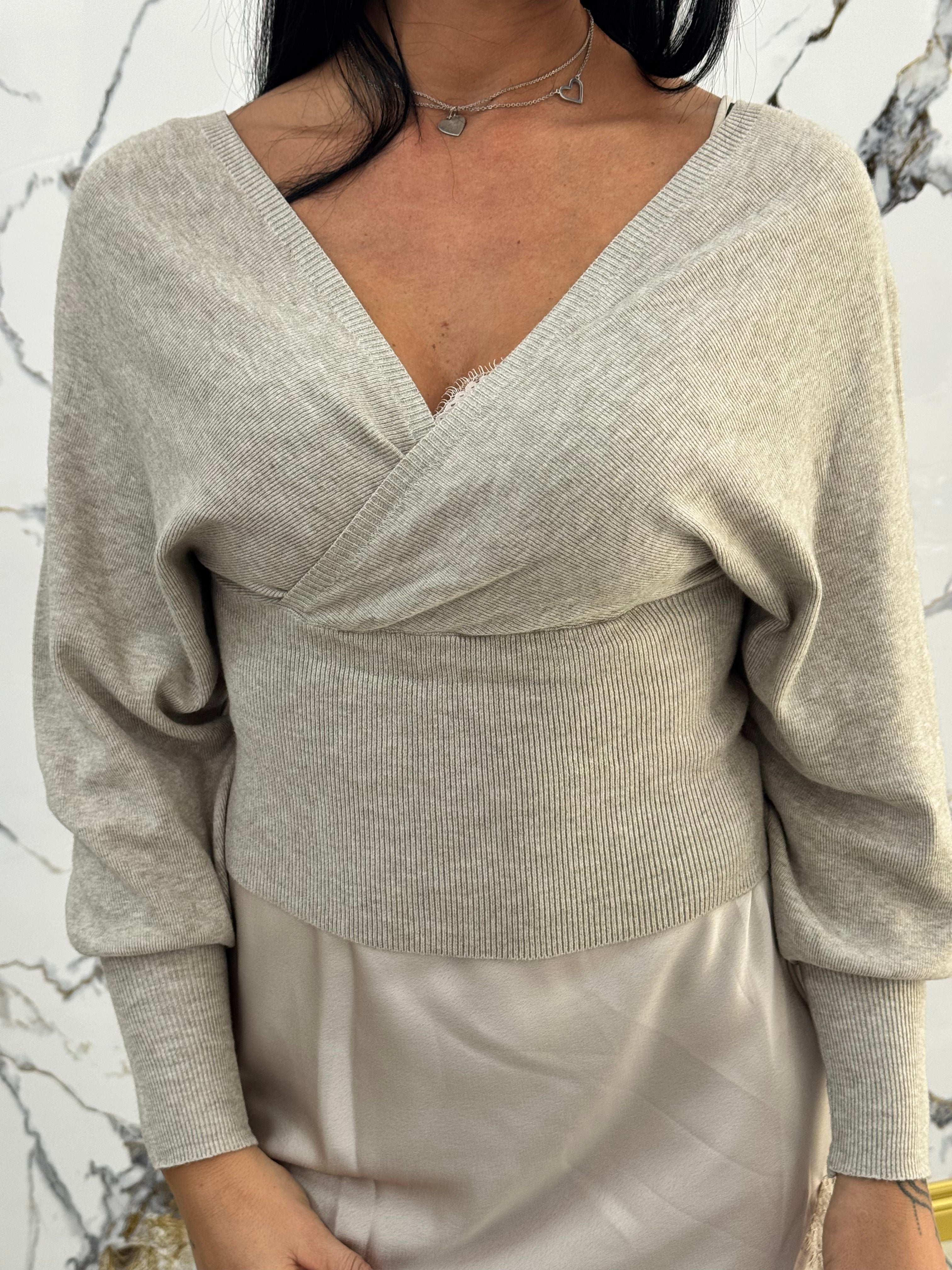 Maglioncino incrocio